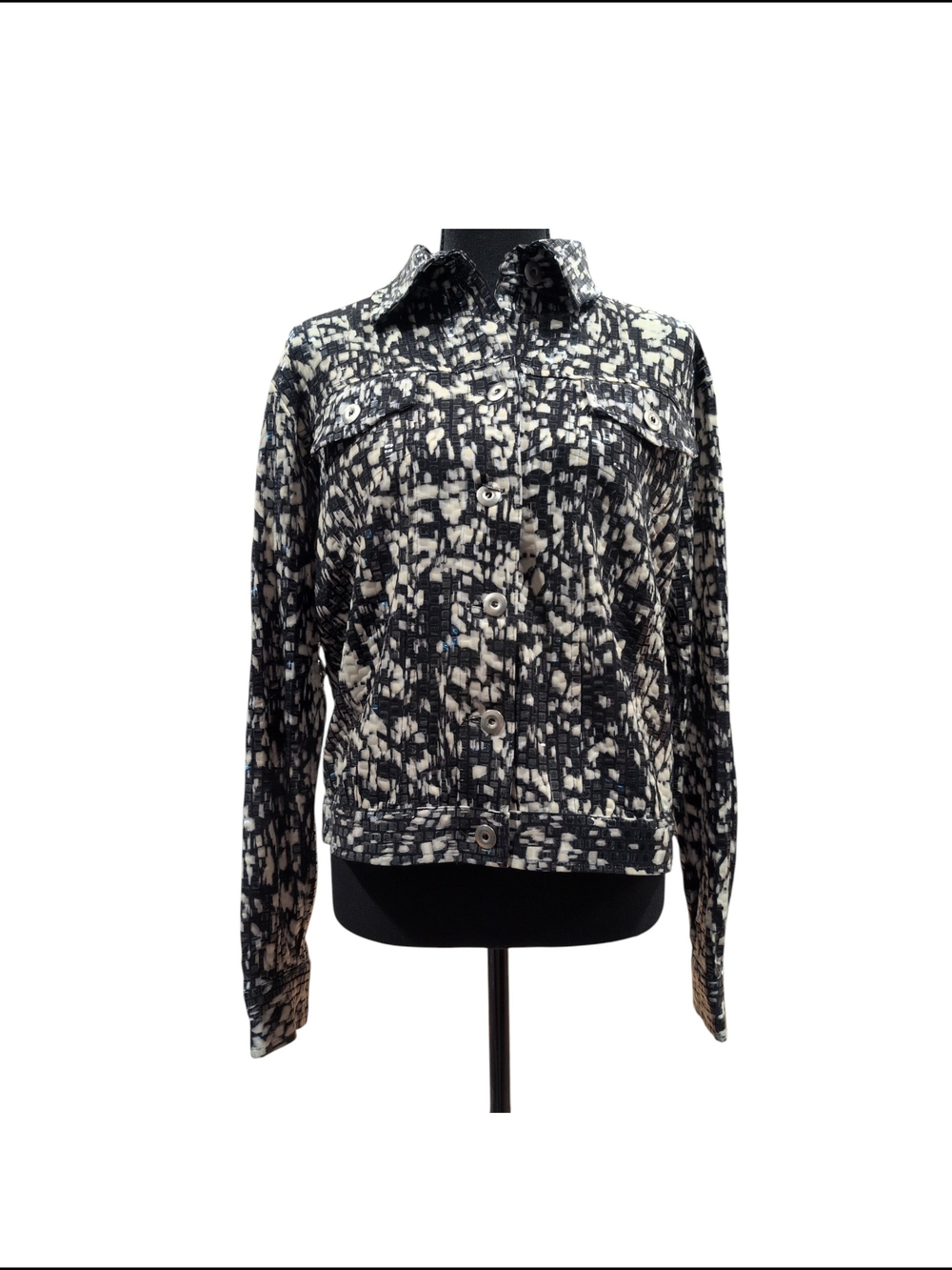 Notations Contemporary Abstract Print Jacket M